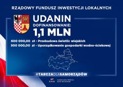 Udanin - Gmina Udanin otrzymaa dwie dotacje z Rzdowego Funduszu Inwestycji Lokalnych